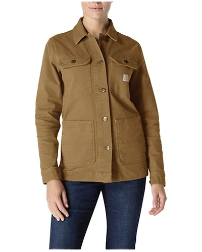 Carhartt Women's Rugged Flex® Loose Fit Canvas Chore Jacket
