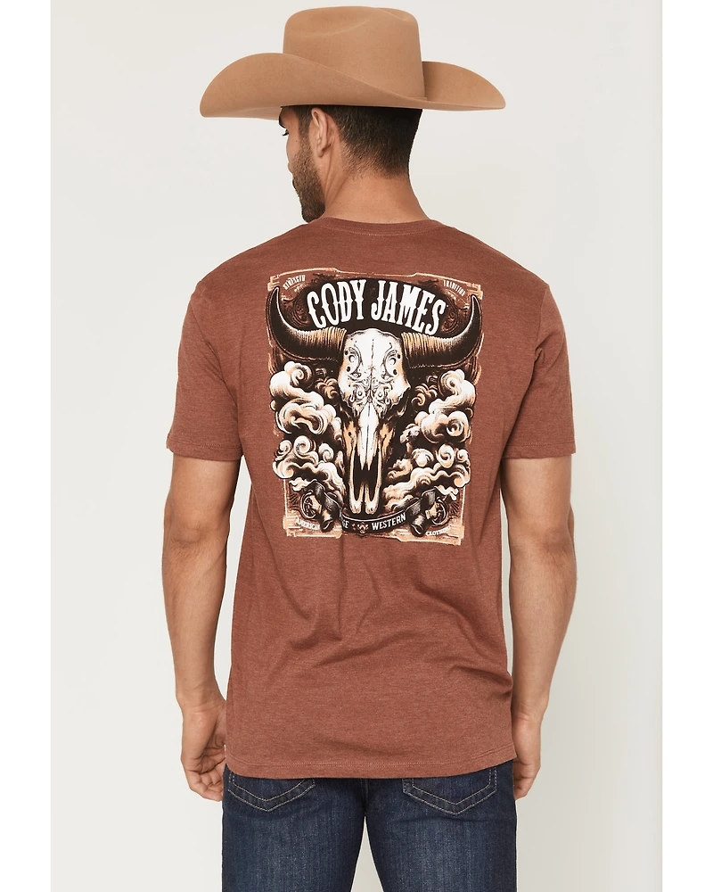Cody James Men's Steerhead Short Sleeve Graphic T-Shirt