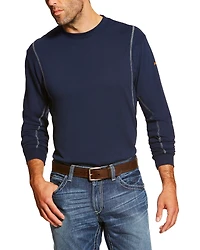 Ariat Men's FR Crew Neck Long Sleeve T-Shirt - Tall