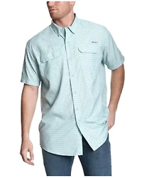 Ariat Men's VentTek Geo Print Short Sleeve Button-Down Western Shirt