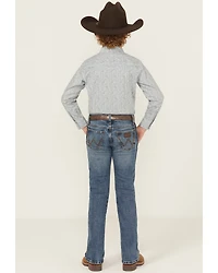 Wrangler Retro Little Boys' Medium Wash Slim Bootcut Stretch Denim Jeans