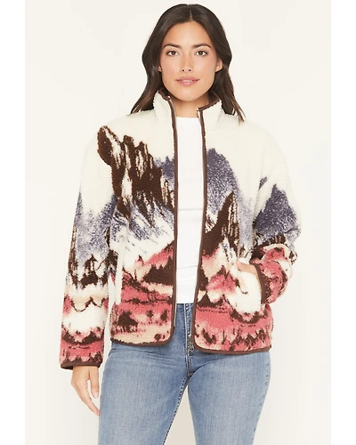 Shyanne Women's Cascade Zip Front Sherpa Jacket