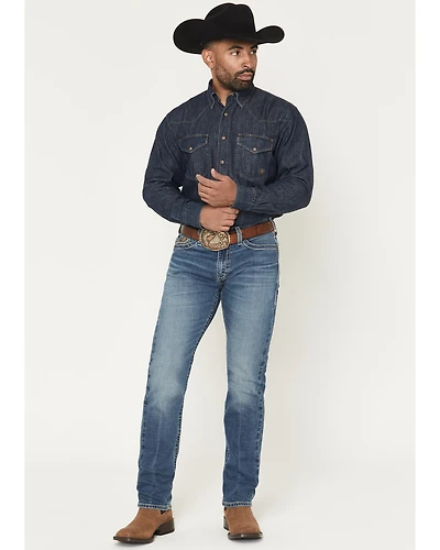 Ariat Men's M8 Zane Medium Wash Modern Slim Stretch Denim Jeans