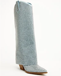 Azalea Wang Women's Banian Tall Western Boots - Snip Toe