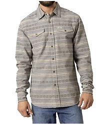 Kimes Ranch Men's Ortega Southwestern Striped Long Sleeve Button-Down Western Shirt