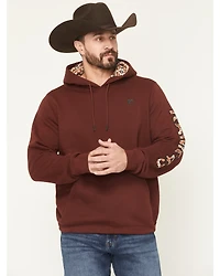 RANK 45® Men's Cayusey Logo Sleeve Hooded Sweatshirt