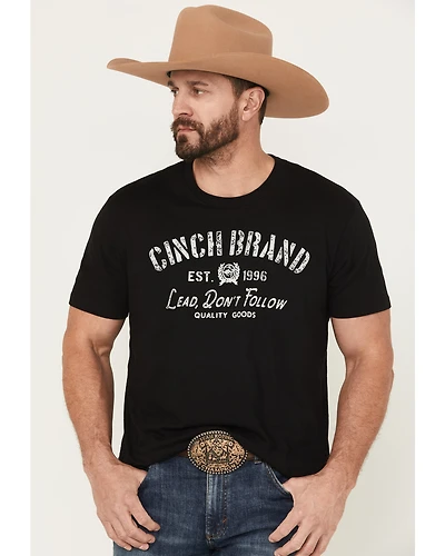 Cinch Men's Lead Don't Follow Short Sleeve Graphic T-Shirt