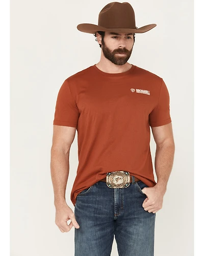 Rock & Roll Denim Men's Boot Barn Exclusive Longhorn Skull Short Sleeve Graphic T-Shirt