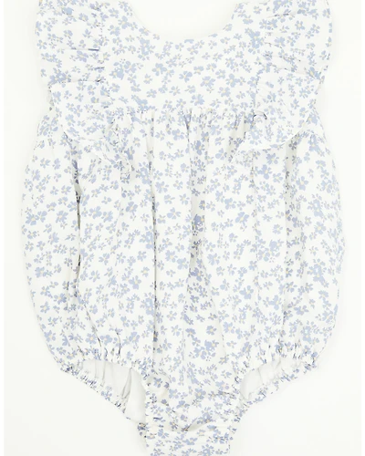 Yura Infant Girls' Printed Puff Sleeve Onesie