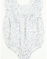 Yura Infant Girls' Printed Puff Sleeve Onesie