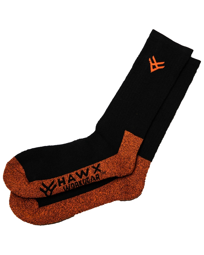 Hawx Men's 2 Pack Steel Toe All Season Socks
