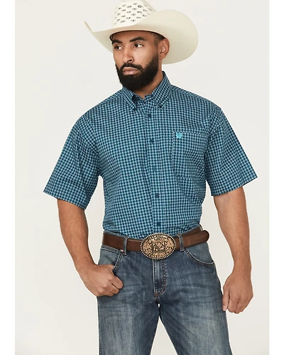 Cinch Men's Geo Print Short Sleeve Button-Down Western Shirt