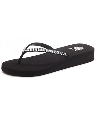 Yellow Box Women's Jello Rhinestone Sandals