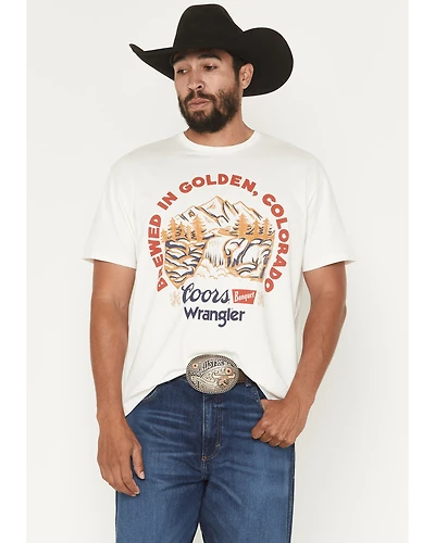 Wrangler X Coors Banquet Men's Served Everywhere Short Sleeve Graphic T-Shirt