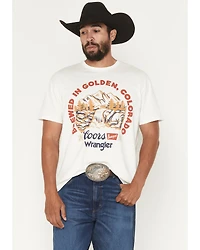 Wrangler X Coors Banquet Men's Served Everywhere Short Sleeve Graphic T-Shirt
