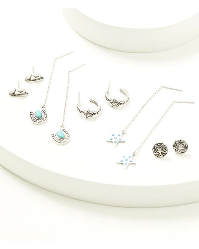 Idyllwind Women's Keller Threader Charms Earring Set - 5 Piece