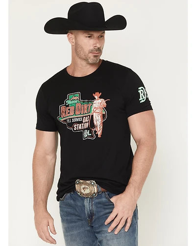 Red Dirt Hat Men's Pit Stop Short Sleeve Graphic T-Shirt