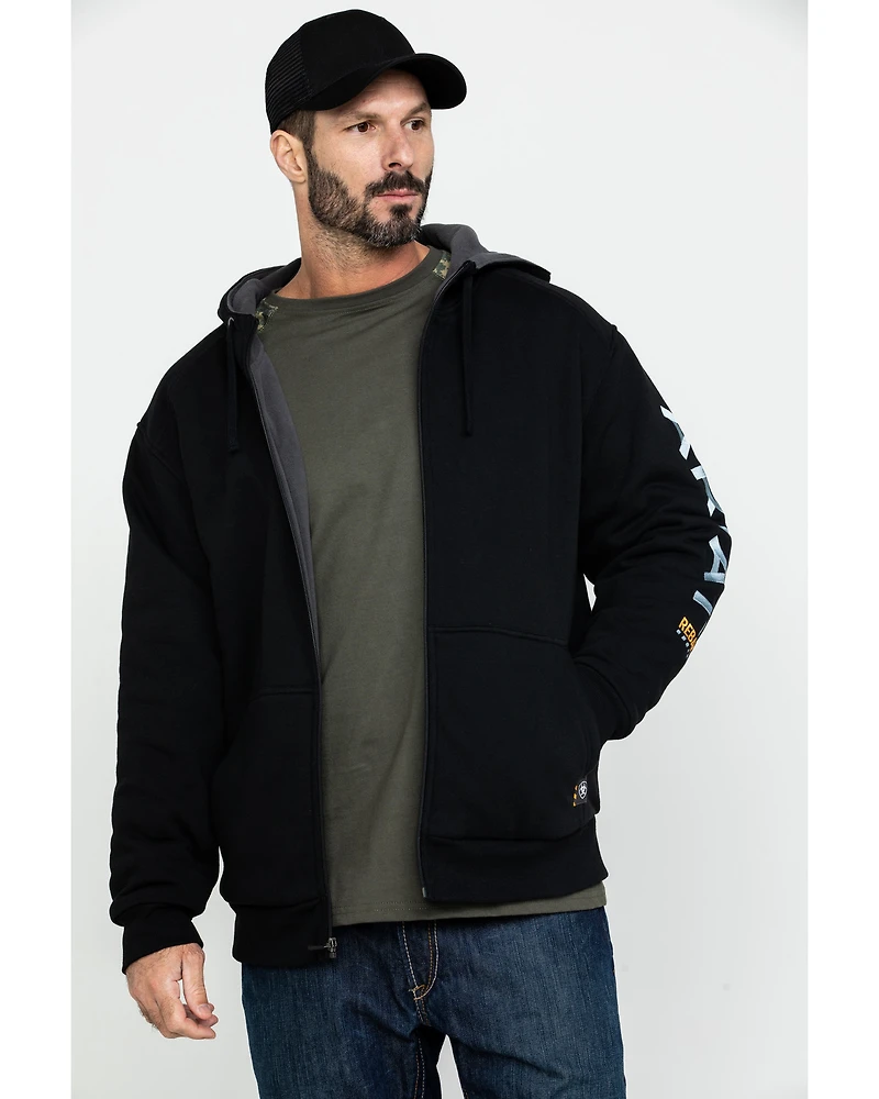 Ariat Men's Rebar All-Weather Full Zip Work Jacket - Tall