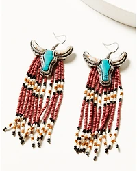 Idyllwind Women's Riverbend Seed Bead Fringe Earrings
