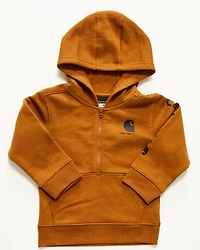 Carhartt Toddler Boys' Half Zip Hooded Sweatshirt