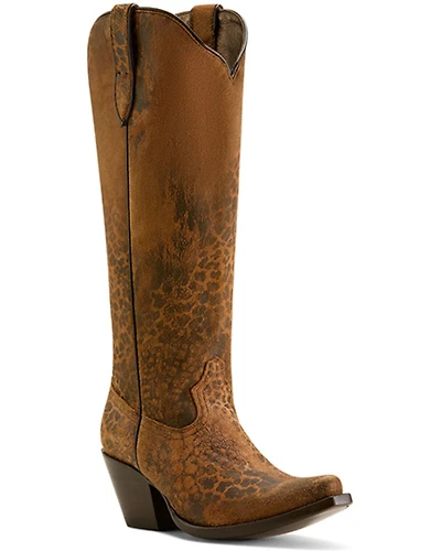 Ariat Women's Casanova Leopard Print Tall Western Boots - Snip Toe