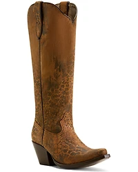 Ariat Women's Casanova Leopard Print Tall Western Boots - Snip Toe
