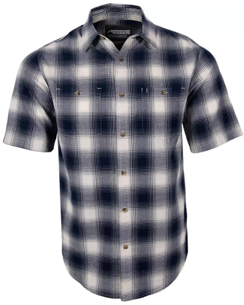 Mountain Khakis Men's Cyrus Plaid Print Short Sleeve Button-Down Western Shirt