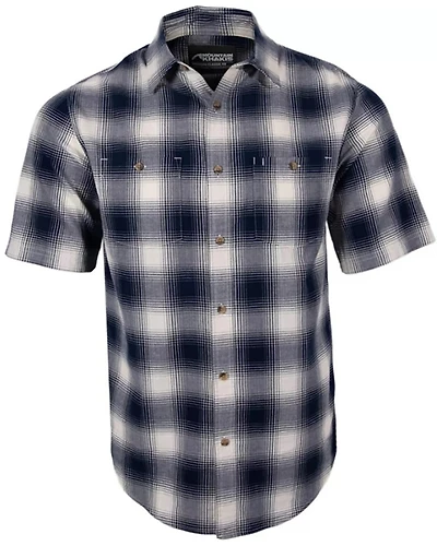 Mountain Khakis Men's Cyrus Plaid Print Short Sleeve Button-Down Western Shirt