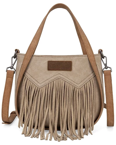 Wrangler Women's Toe Tone Fringe Crossbody Bag