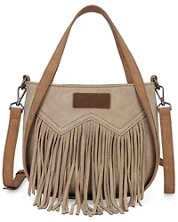 Wrangler Women's Toe Tone Fringe Crossbody Bag