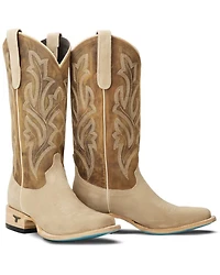 Lane Women's Classic Suede Western Boots - Square Toe