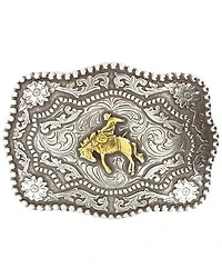 Cody James® Men's Bucking Bronc Rectangle Belt Buckle