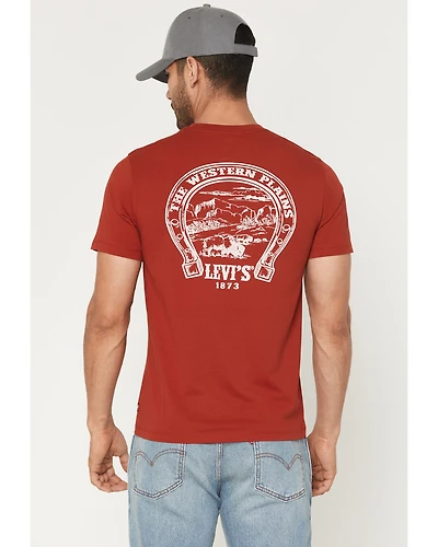 Levi's Men's Horseshoe Logo Short Sleeve Graphic T-Shirt