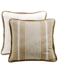 HiEnd Accents Newport Striped Reversible Euro Pillow Sham