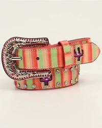 M & F Western Girls' 3D Angel Ranch Belt