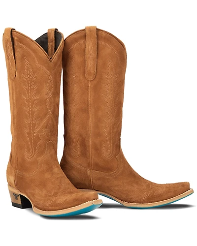 Lane Women's Lexington Suede Tall Western Boots - Snip Toe