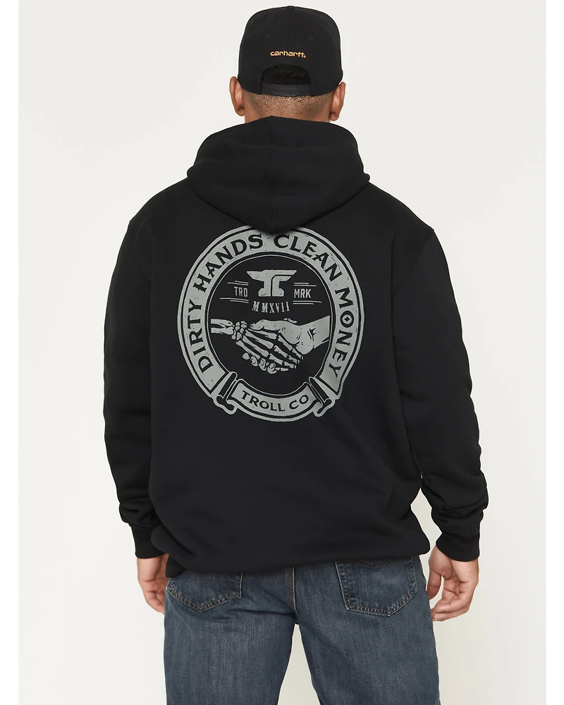 Troll Co Men's FR Haggler Graphic Hooded Sweatshirt