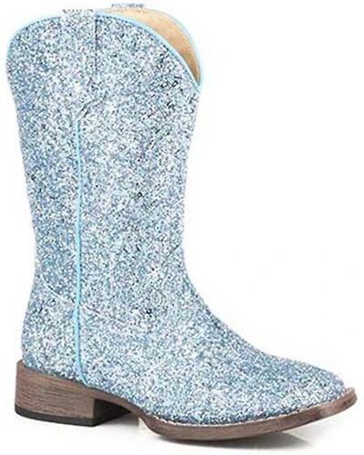 Roper Toddler Girls' Glitter Galore Western Boots - Square Toe
