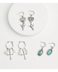 Shyanne Women's Hoop Earrings Set - 3 Piece