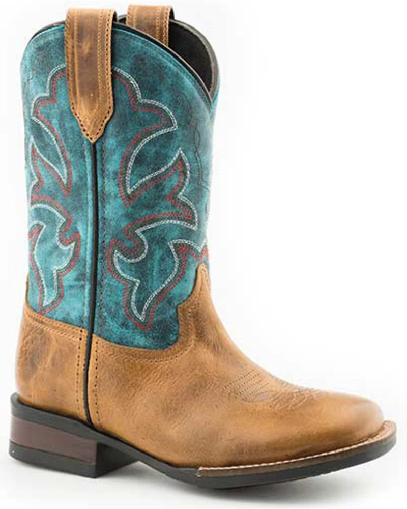 Roper Little Girls' Monterey Western Boots - Square Toe