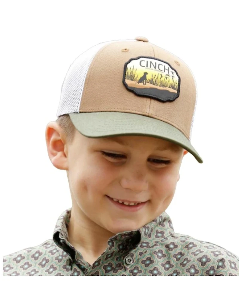 Cinch Boys' Hunting Logo Ball Cap