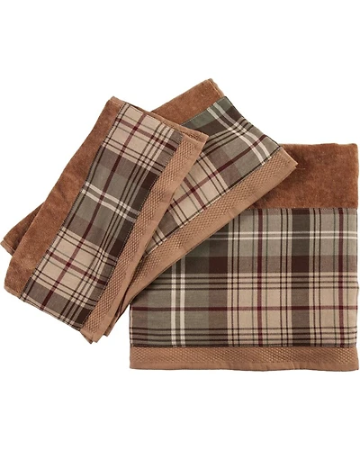 HiEnd Accents Huntsman Plaid Towel Set - 3 Piece