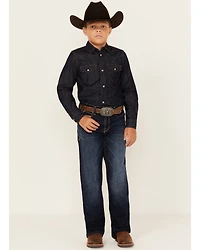 Ariat Boys' B4 Relaxed Bootcut Stretch Denim Jeans