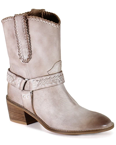 Diba True Women's Glass Heart Western Booties - Round Toe