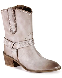 Diba True Women's Glass Heart Western Booties - Round Toe
