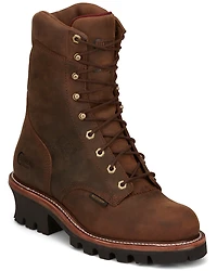Chippewa Men's 9" Waterproof Insulated Logger Work Boots - Steel Toe