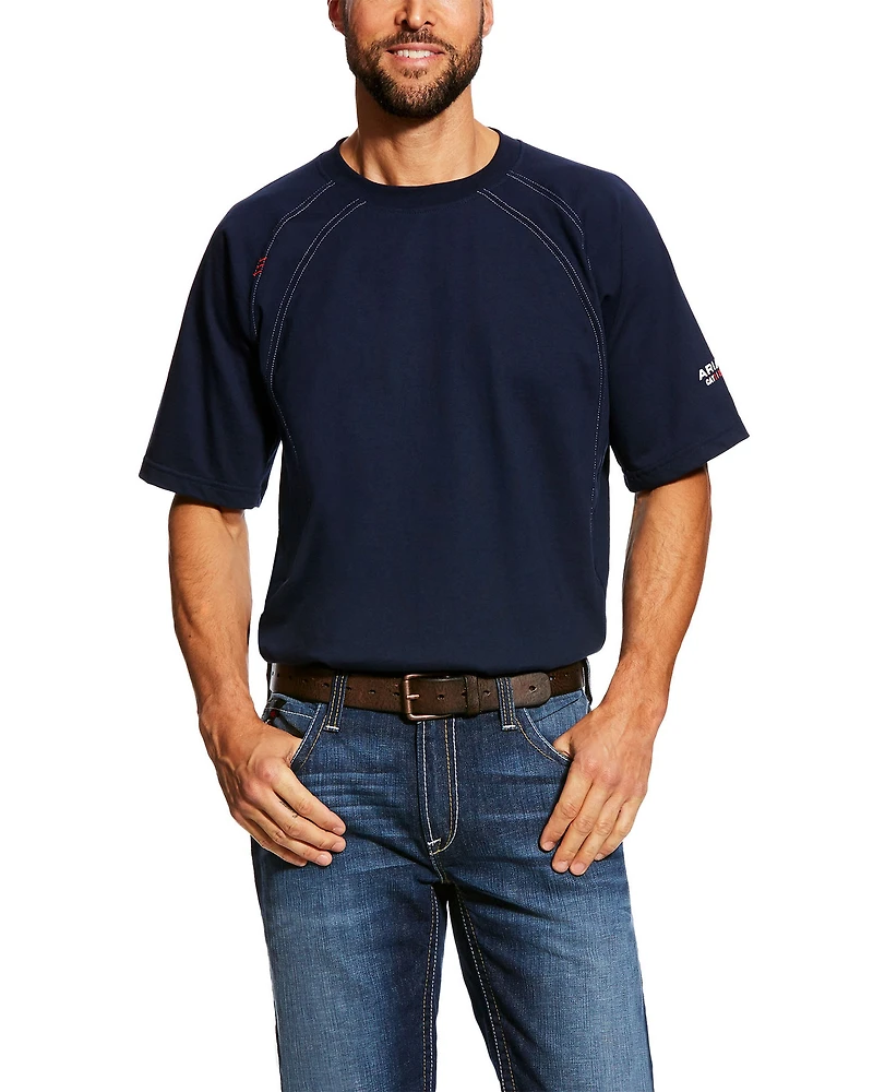Ariat Men's FR Crew Short Sleeve Work T-Shirt - Tall