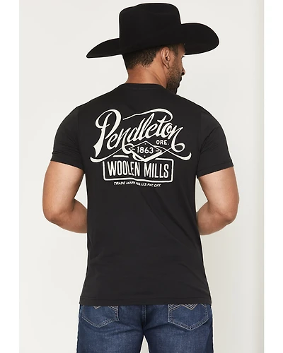 Pendleton Men's Script Logo Short Sleeve Graphic T-Shirt