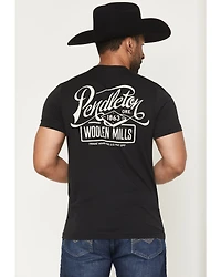 Pendleton Men's Script Logo Short Sleeve Graphic T-Shirt