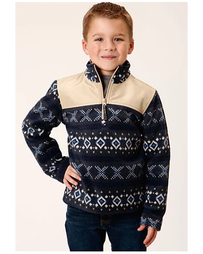 Roper Boys' Poly Micro Fleece Pullover